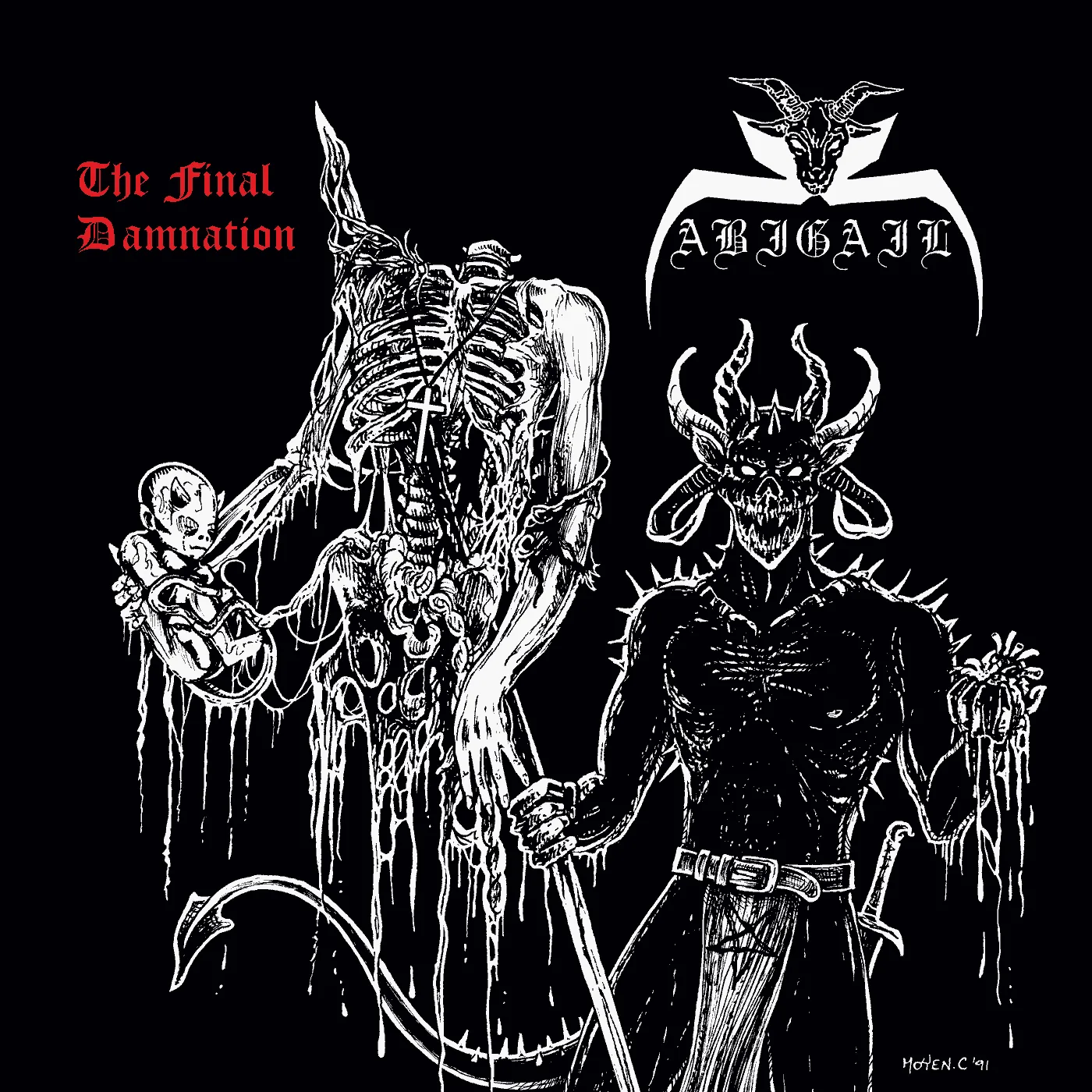 Official album cover artwork for The Final Damnation by Abigail