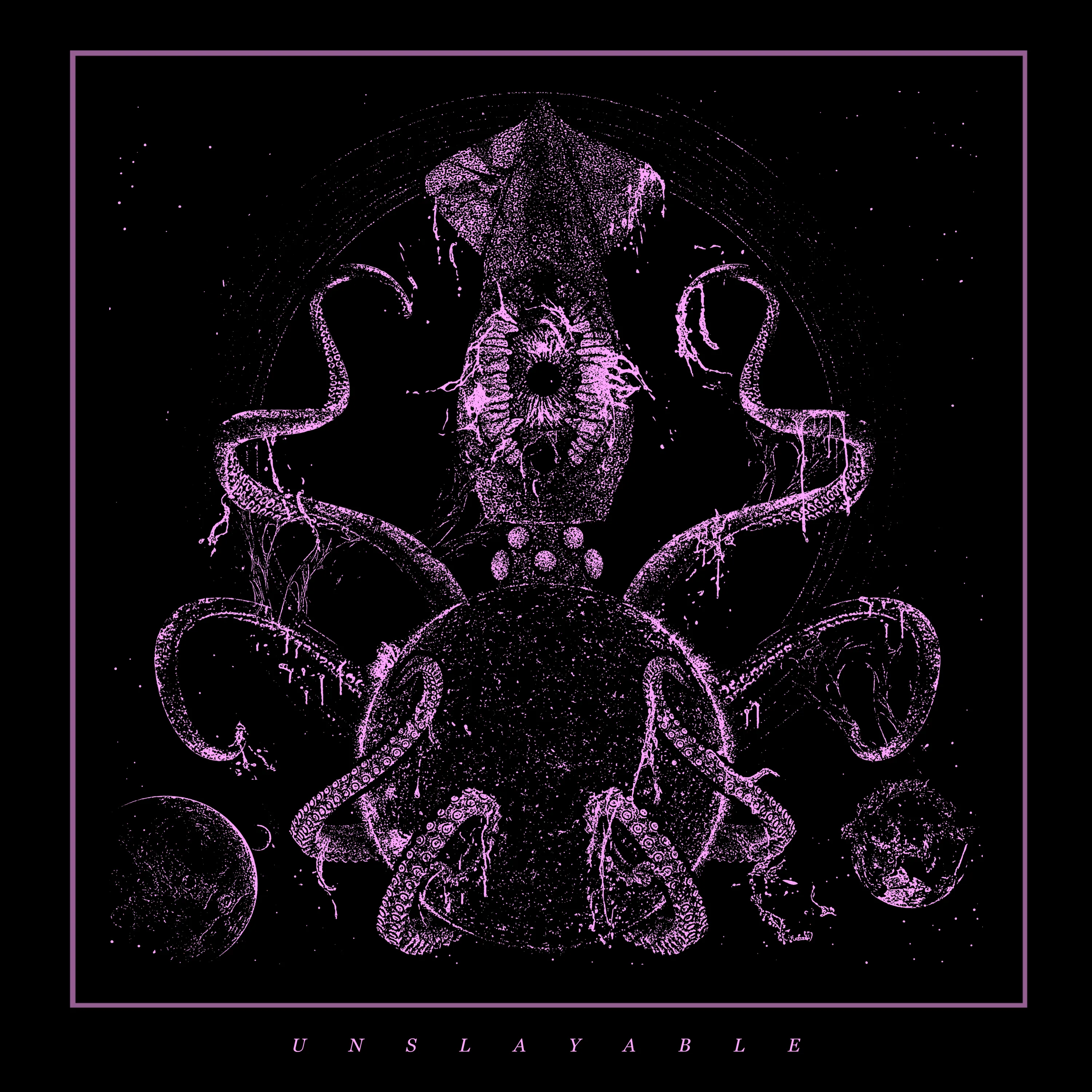 Official album cover art for the release Unslayable by Tyrannus