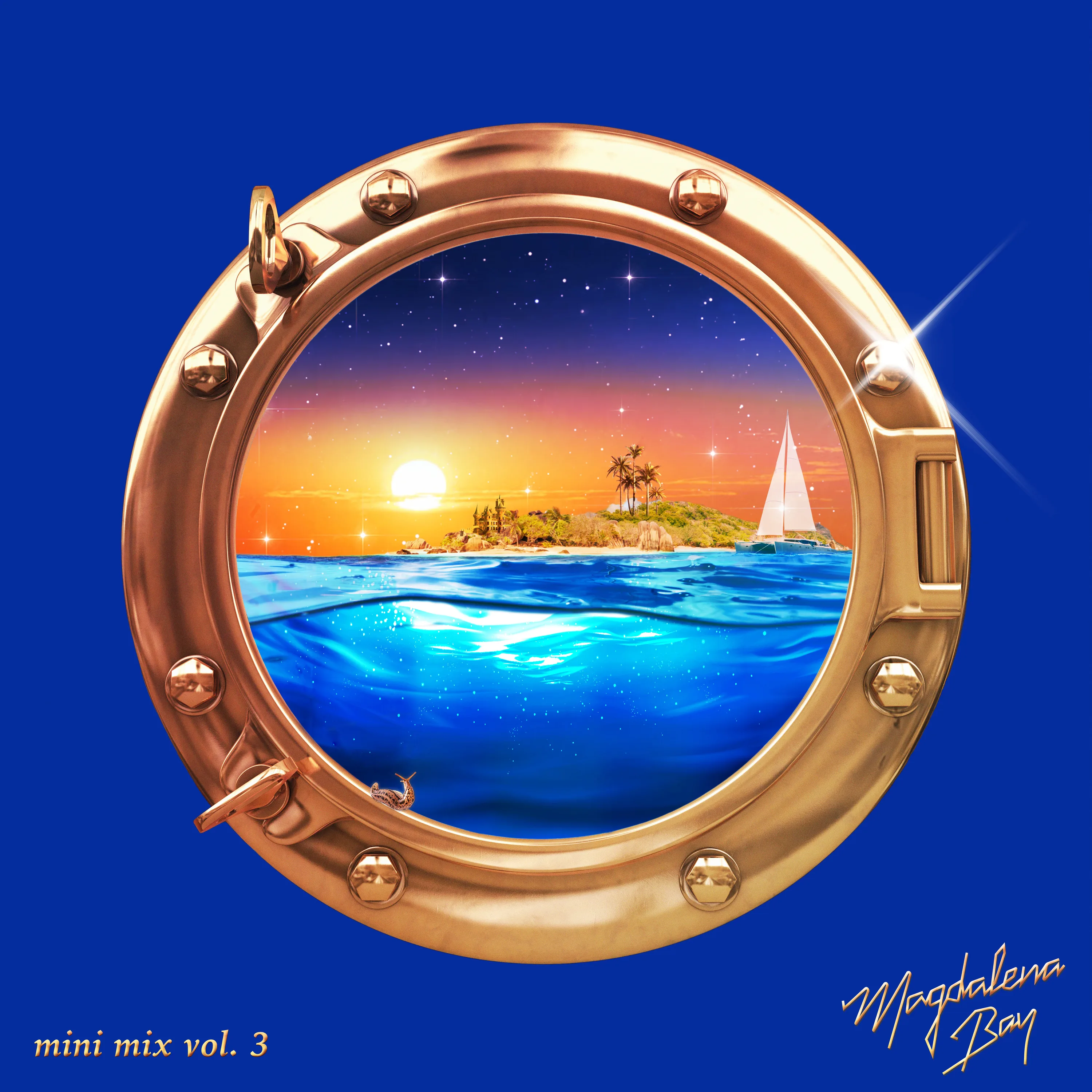 Official album cover art for the release mini mix vol. 3 by Magdalena Bay
