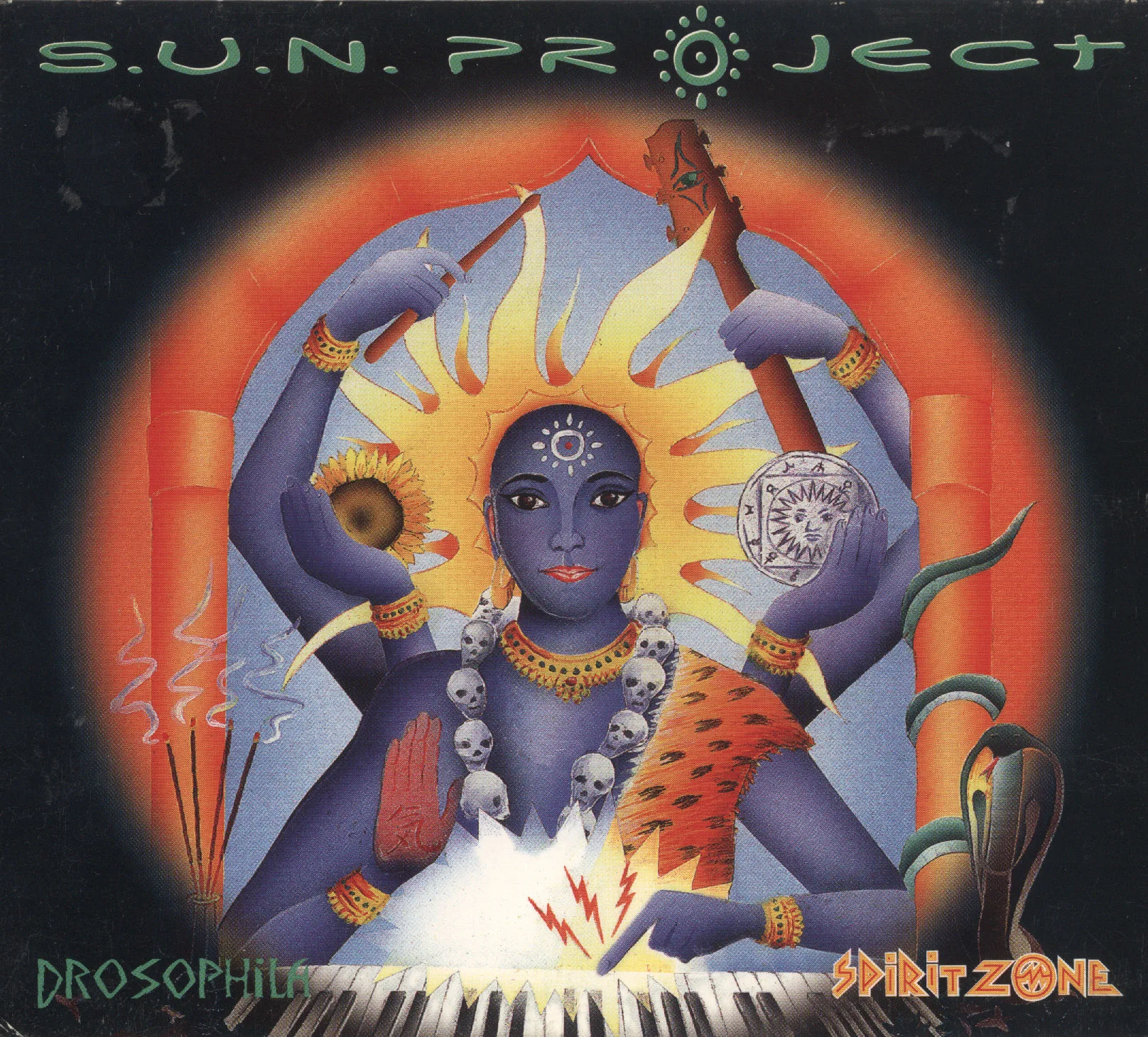 Official album cover art for the release Drosophila by S.U.N. Project