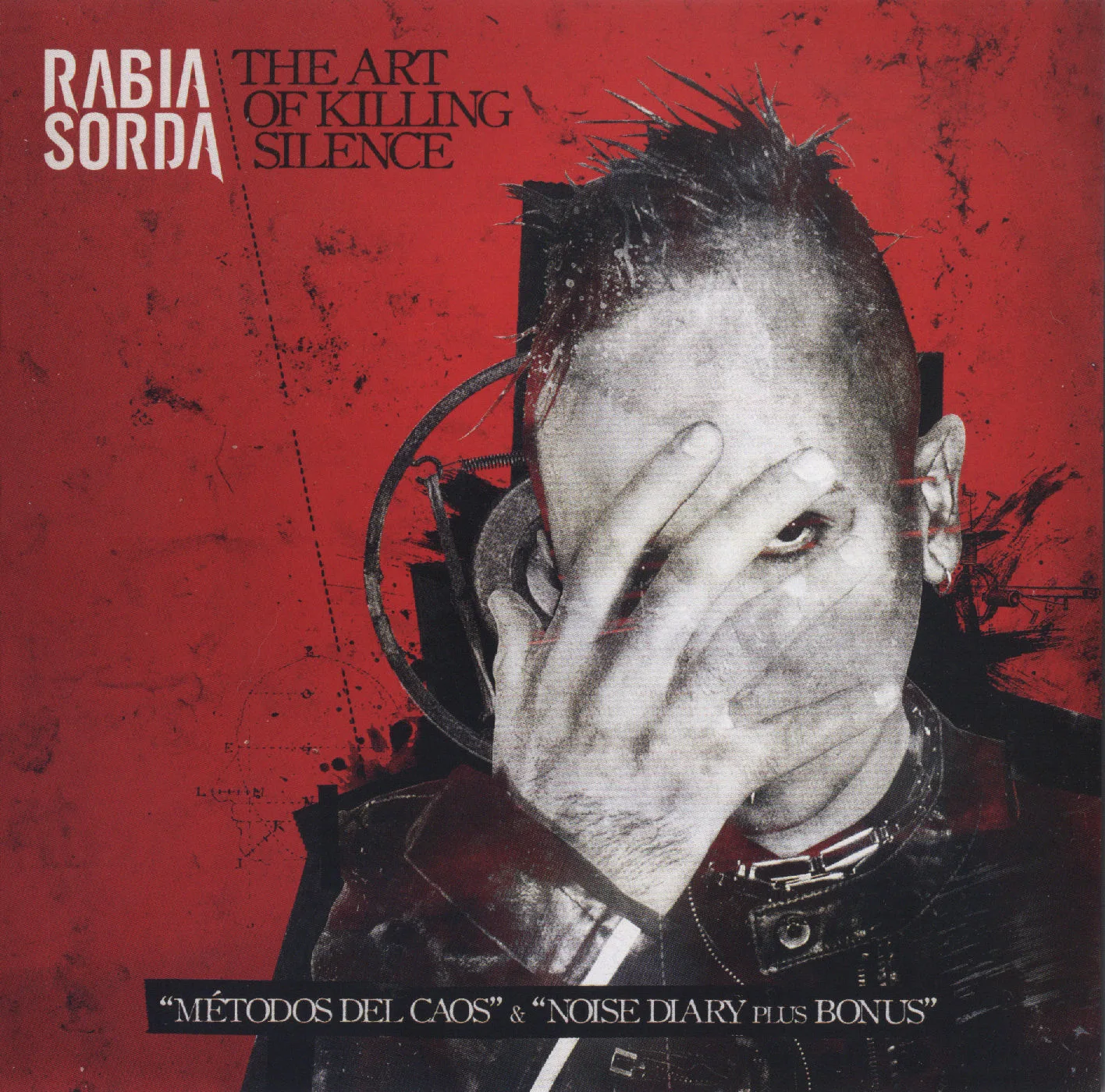 Official album cover art for the release The Art of Killing Silence by Rabia Sorda