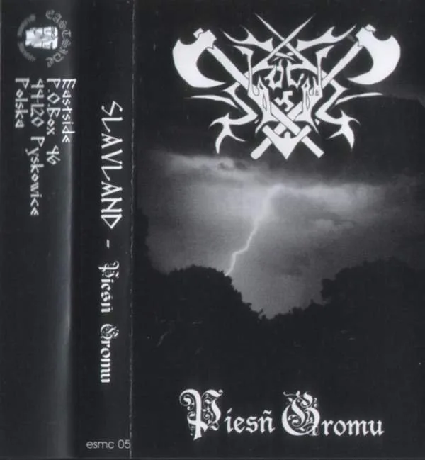 Official album cover art for the release Pieśń gromu by Slavland