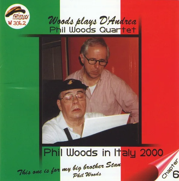 Official album cover art for the release Woods Plays D'Andrea by Phil Woods Quartet