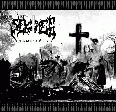 Official album cover art for the release Masová Očista Člověka by Sekhmet