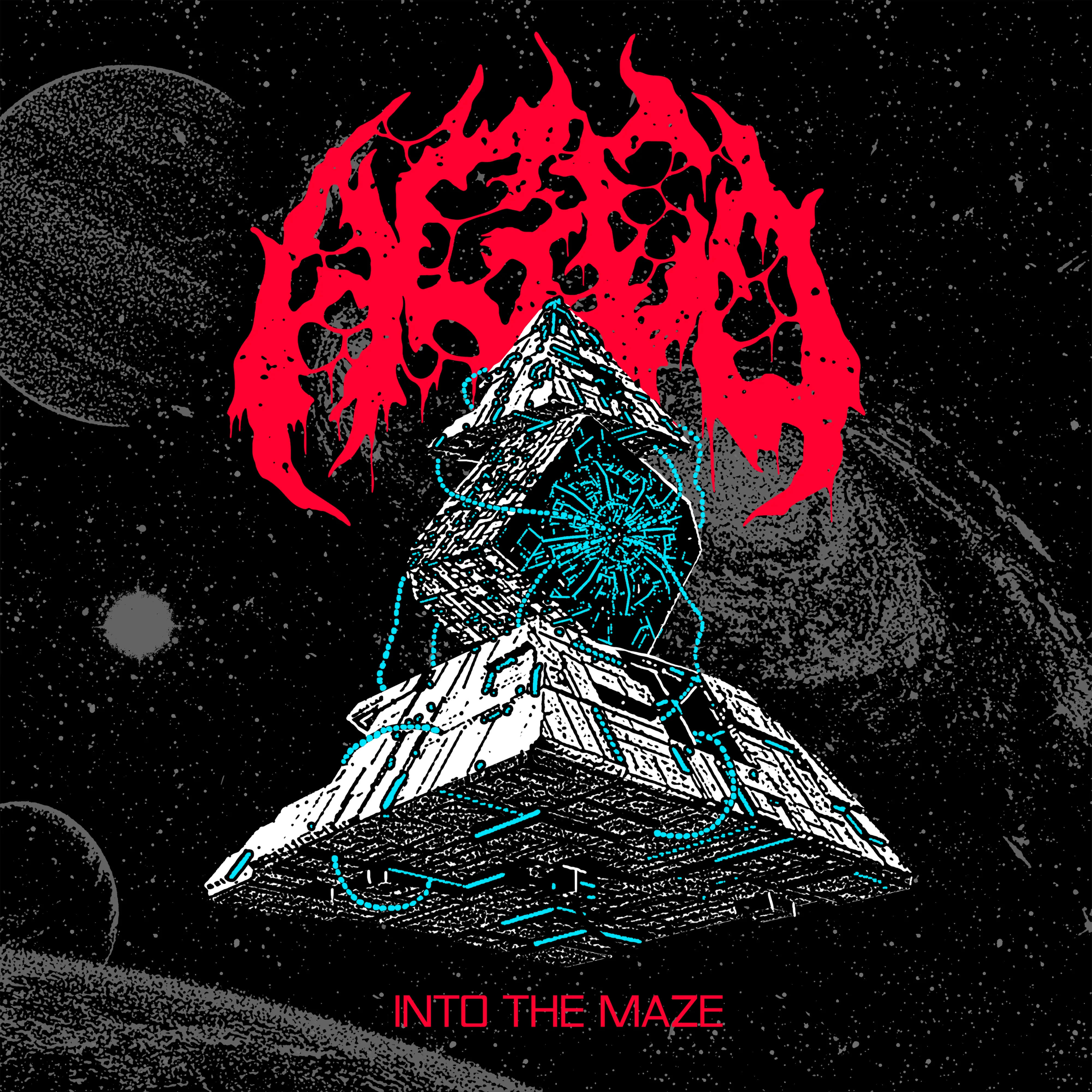 Official album cover art for the release Into the Maze by Aglo