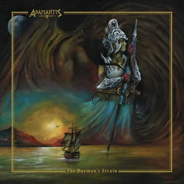 Official album cover art for the release The Daemon's Strain by Adamantis