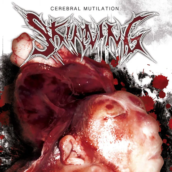 Official album cover art for the release Cerebral Mutilation by Skinning