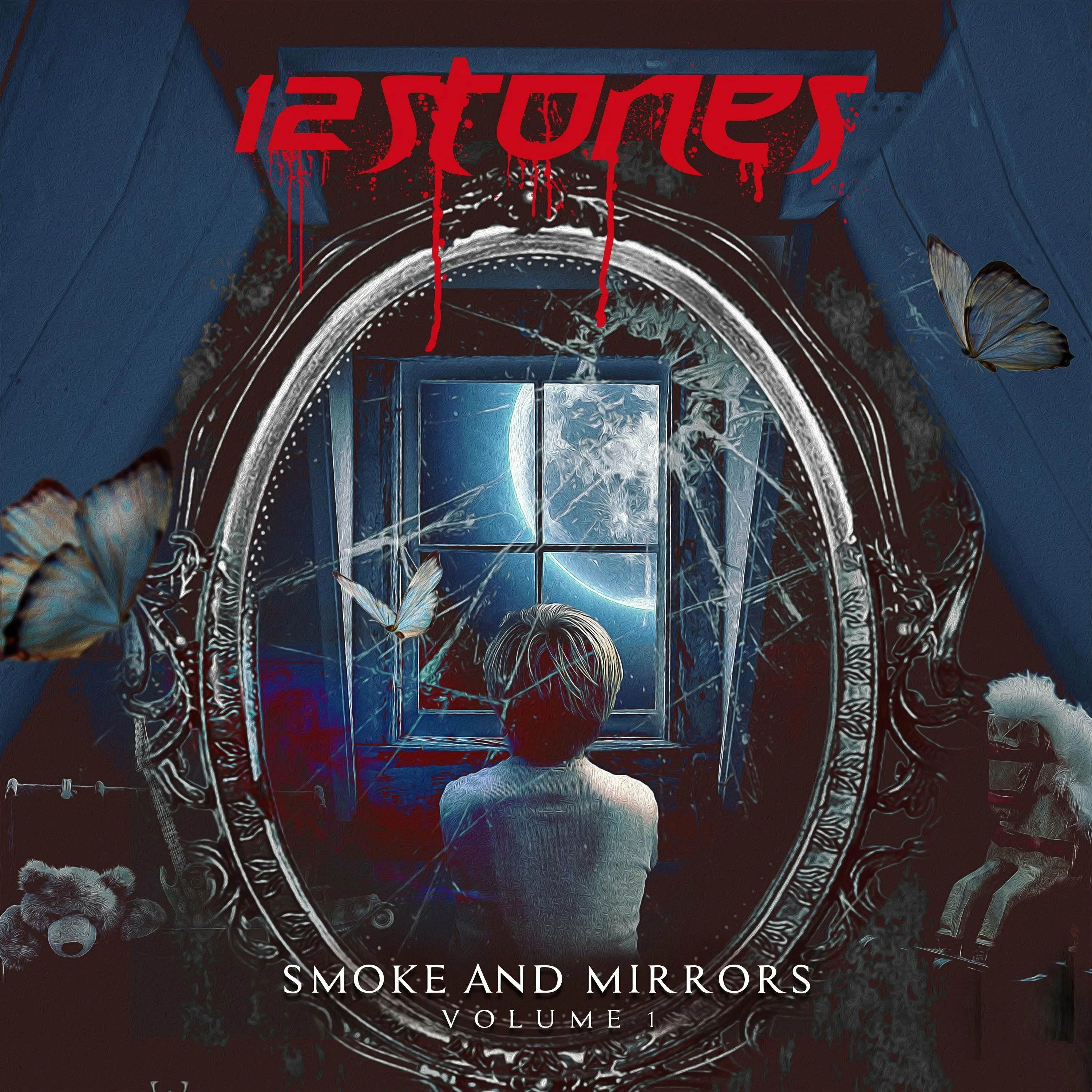 Official album cover art for the release Smoke and Mirrors Volume 1 by 12 Stones