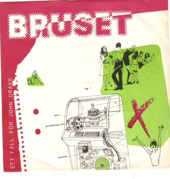 Official album cover art for the release Ett fall för John Drake by Bruset