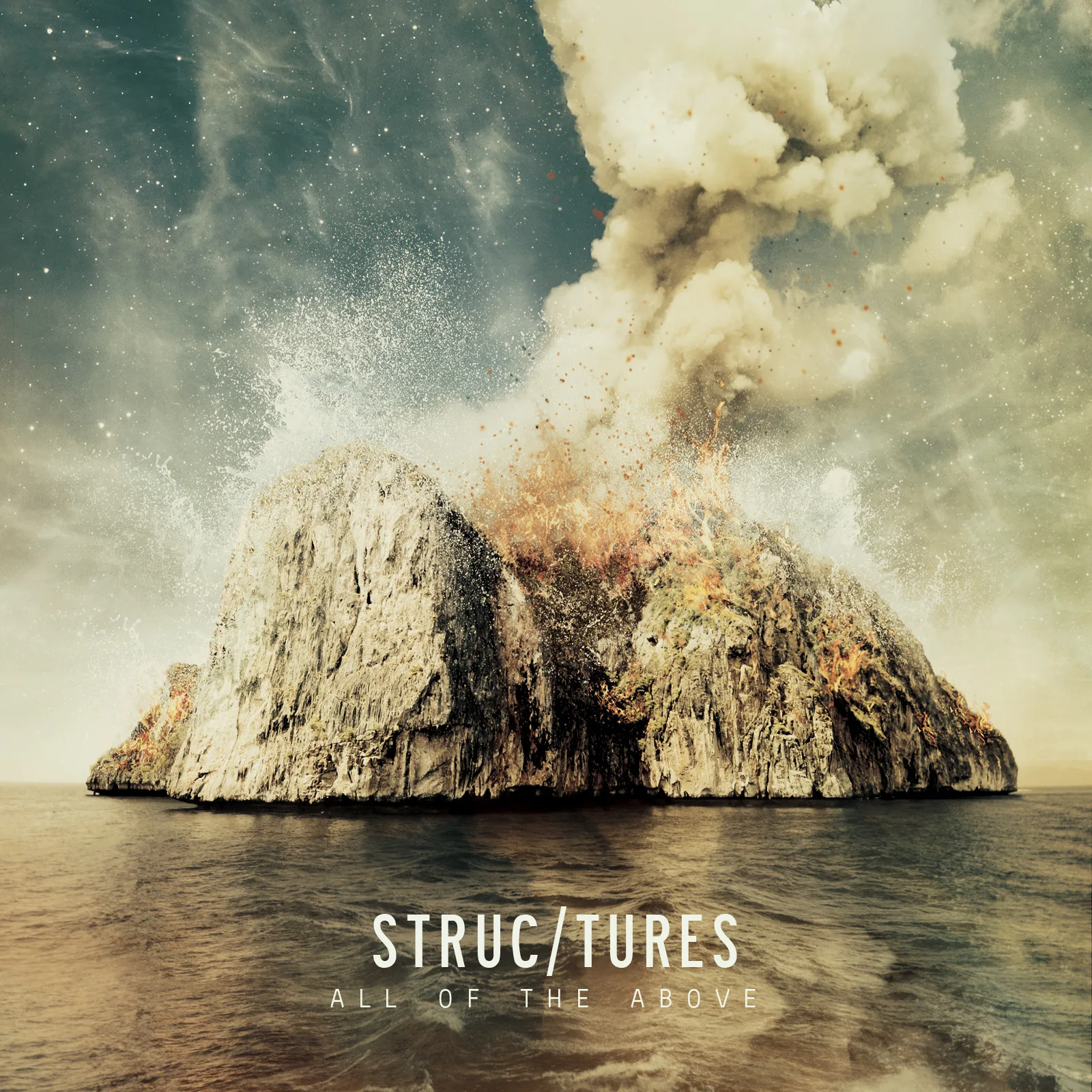 Official album cover art for the release All of the Above by Structures