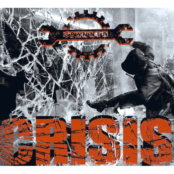 Official album cover art for the release Crisis by Spanner