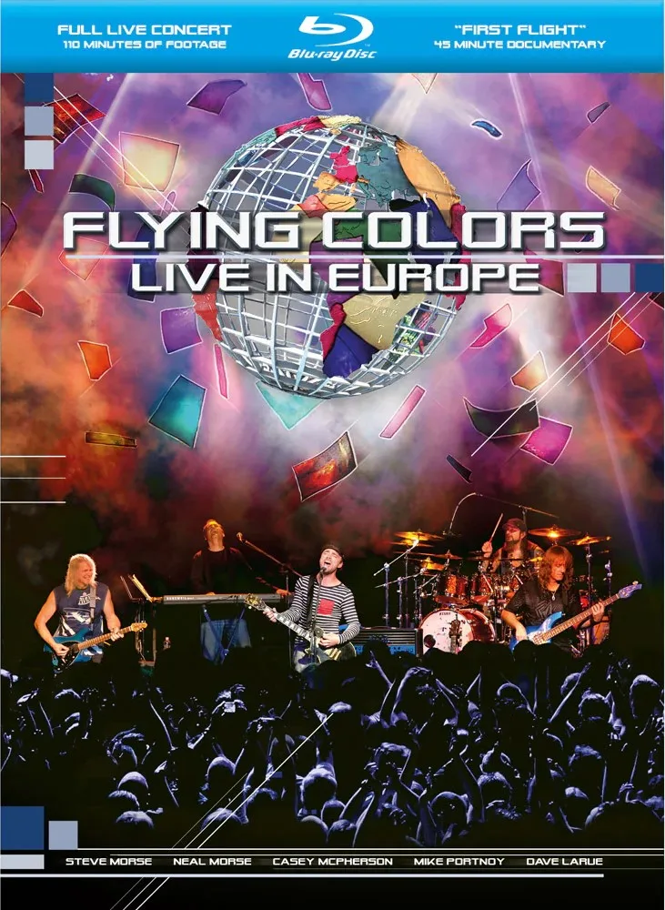 Official album cover art for the release Live in Europe by Flying Colors