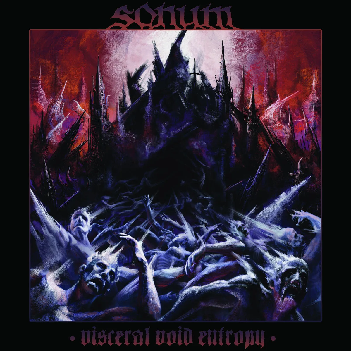 Official album cover art for the release Visceral Void Entropy by Sonum