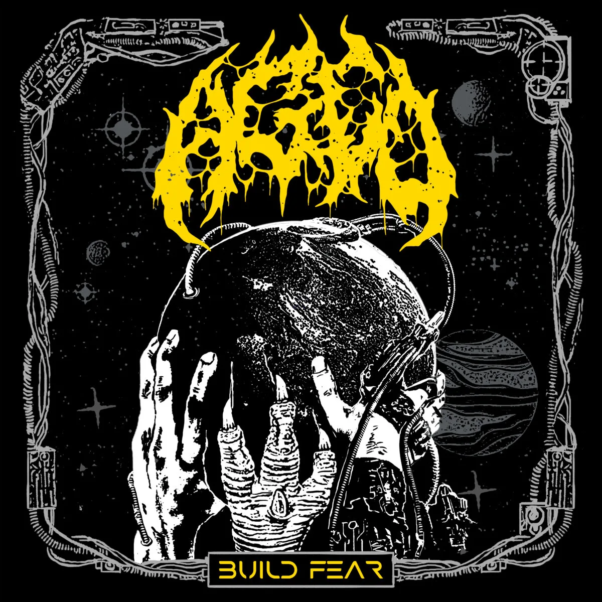 Official album cover art for the release Build Fear by Aglo