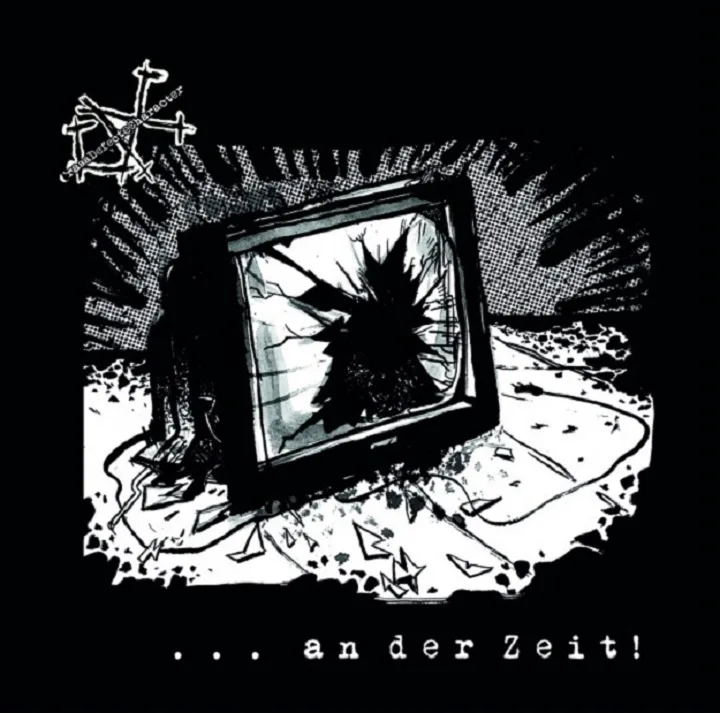 Official album cover art for the release ... an der Zeit by Crass Defected Character