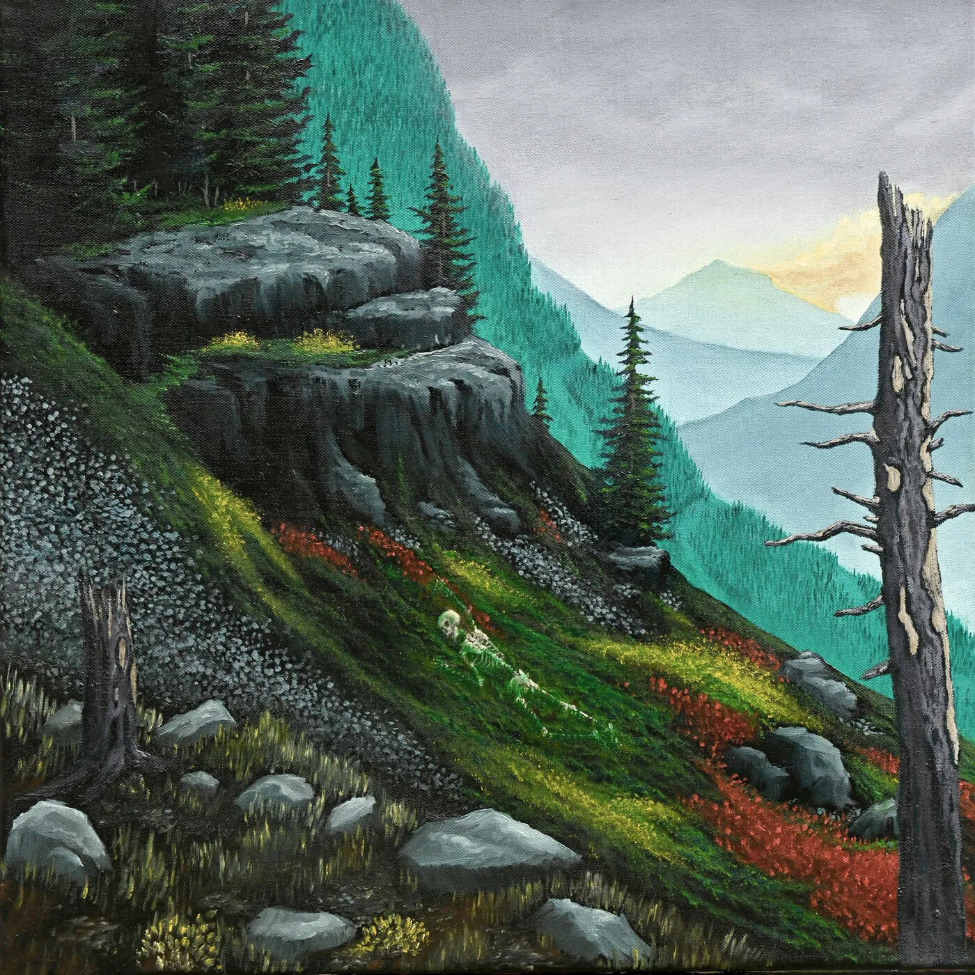 Official album cover art for the release A Distant Fire by Alda