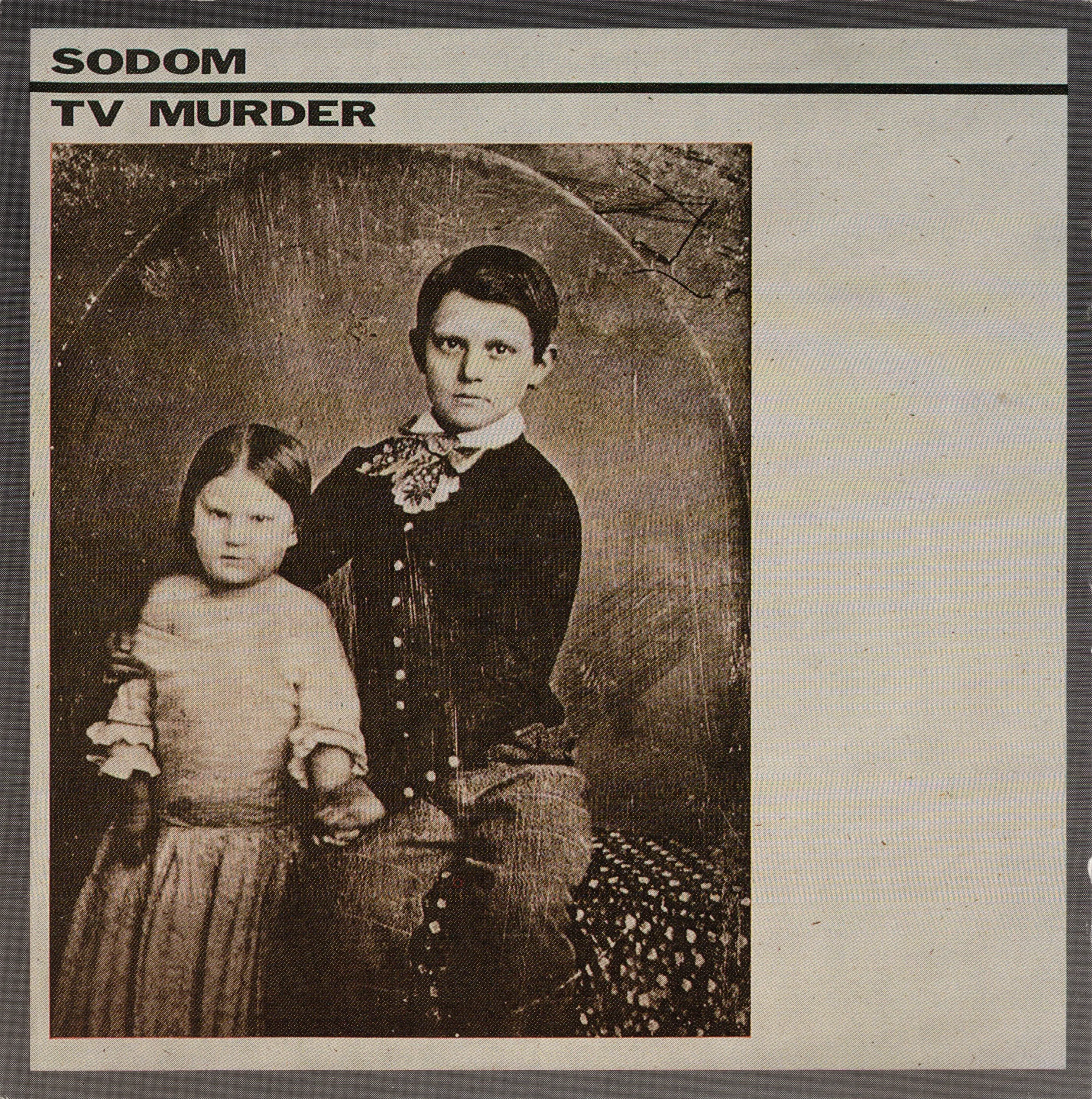 Official album cover art for the release TV-Murder by Sodom