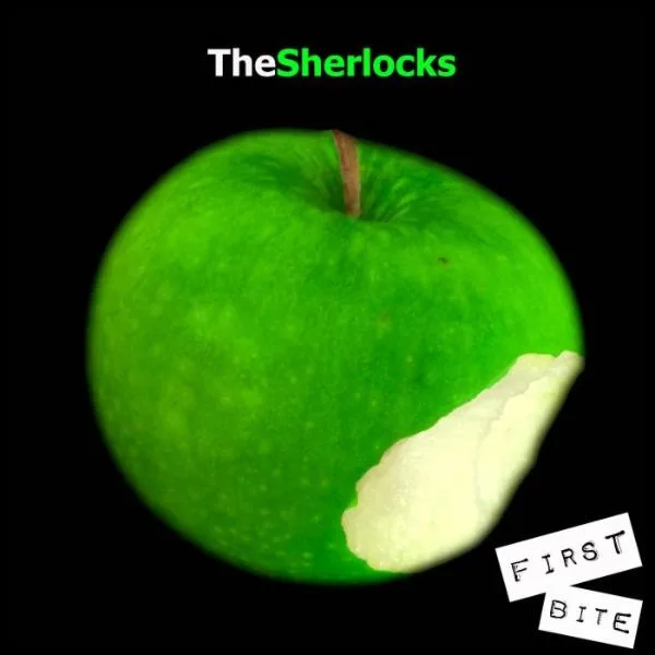 Official album cover art for the release First Bite of the Apple by The Sherlocks