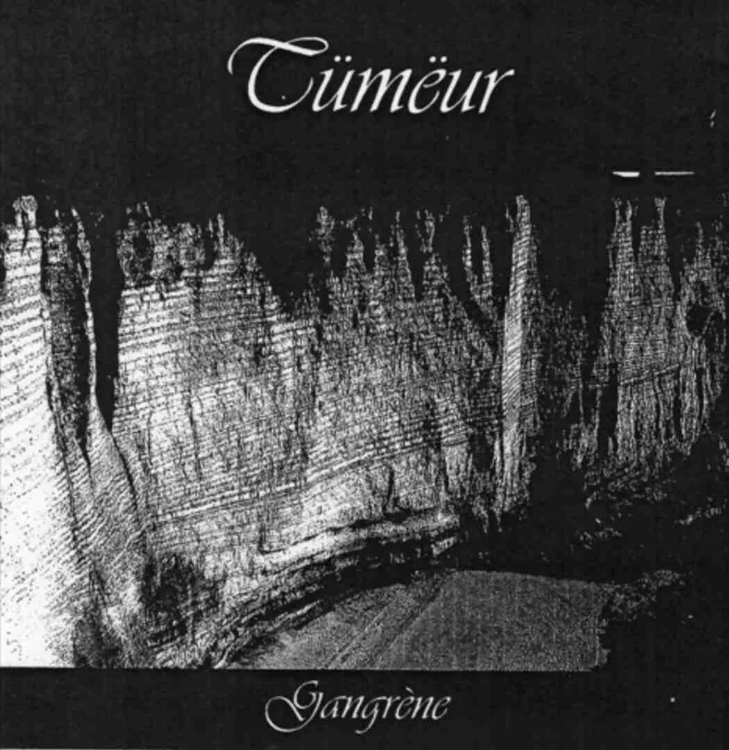 Official album cover art for the release Gangrène by Tümëur