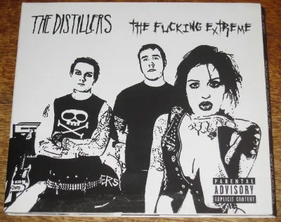 Official album cover art for the release The Fucking Extreme by The Distillers