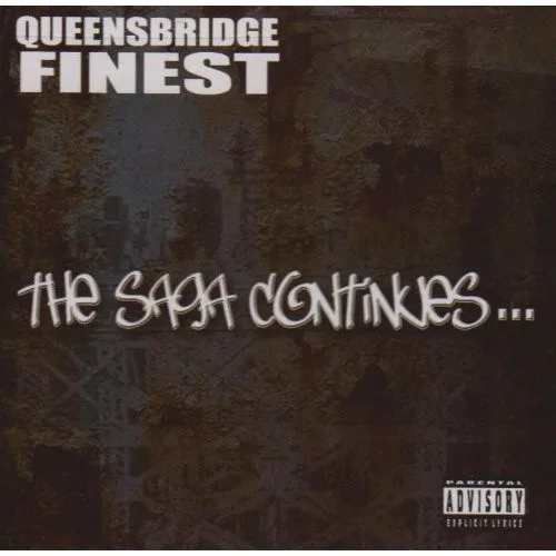 Official album cover art for the release The Saga Continues... by QB Finest