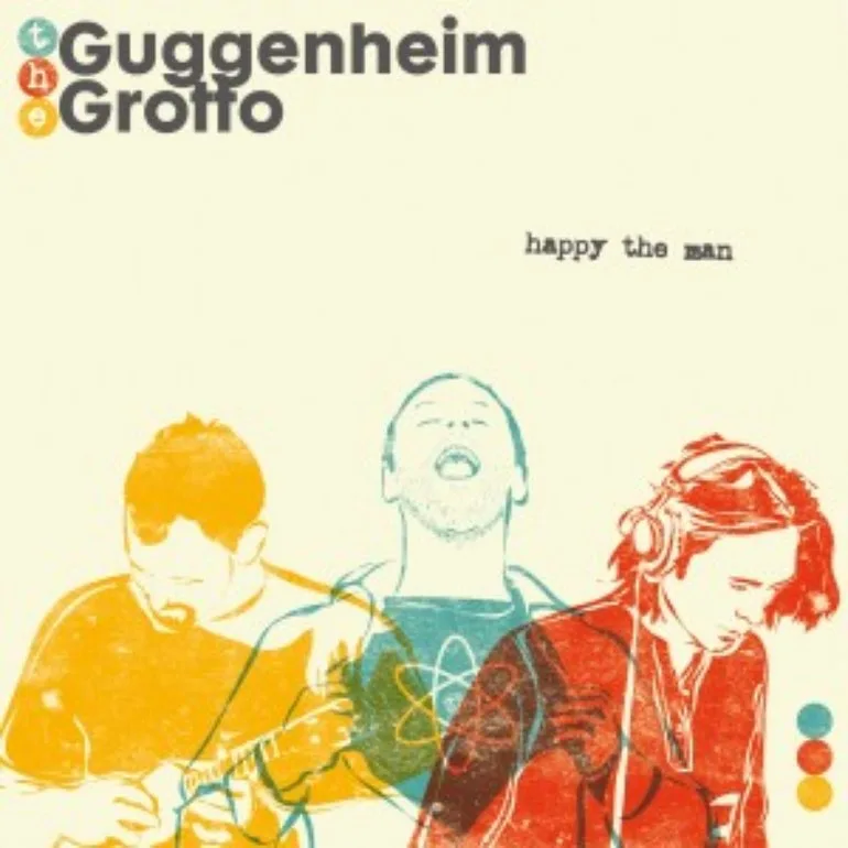 Official album cover art for the release Happy the Man by The Guggenheim Grotto