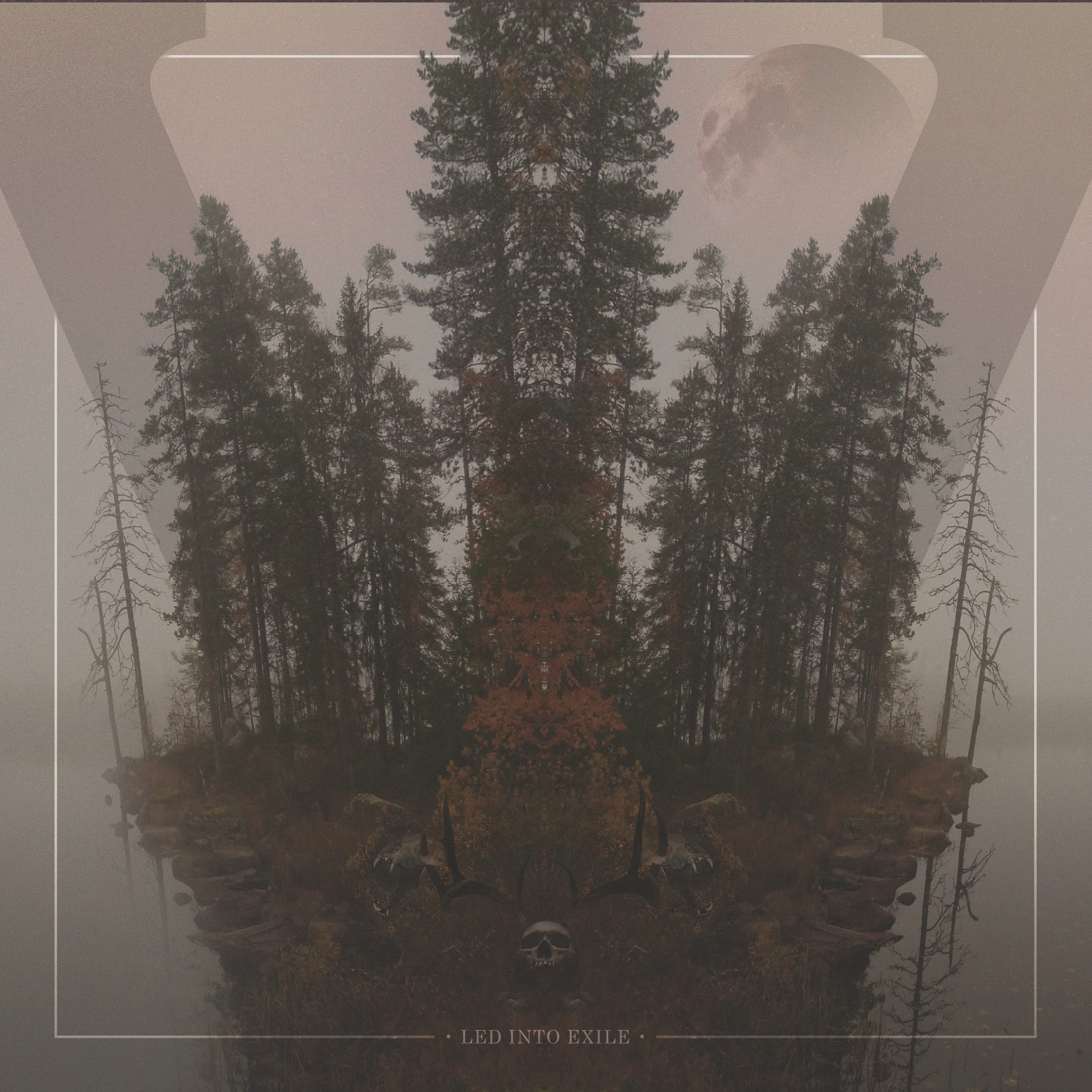 Official album cover art for the release Led Into Exile by V