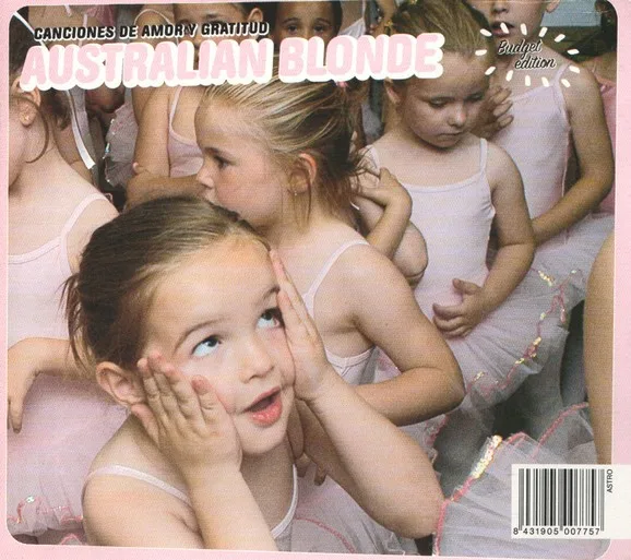 Official album cover art for the release Canciones de amor y gratitud by Australian Blonde