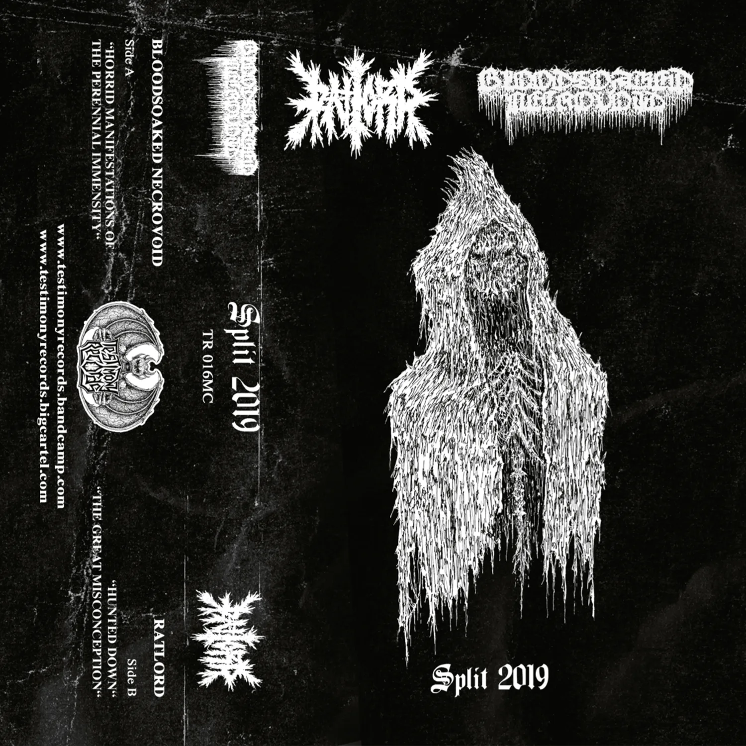 Official album cover art for the release Bloodsoaked Necrovoid / Ratlord by Bloodsoaked Necrovoid