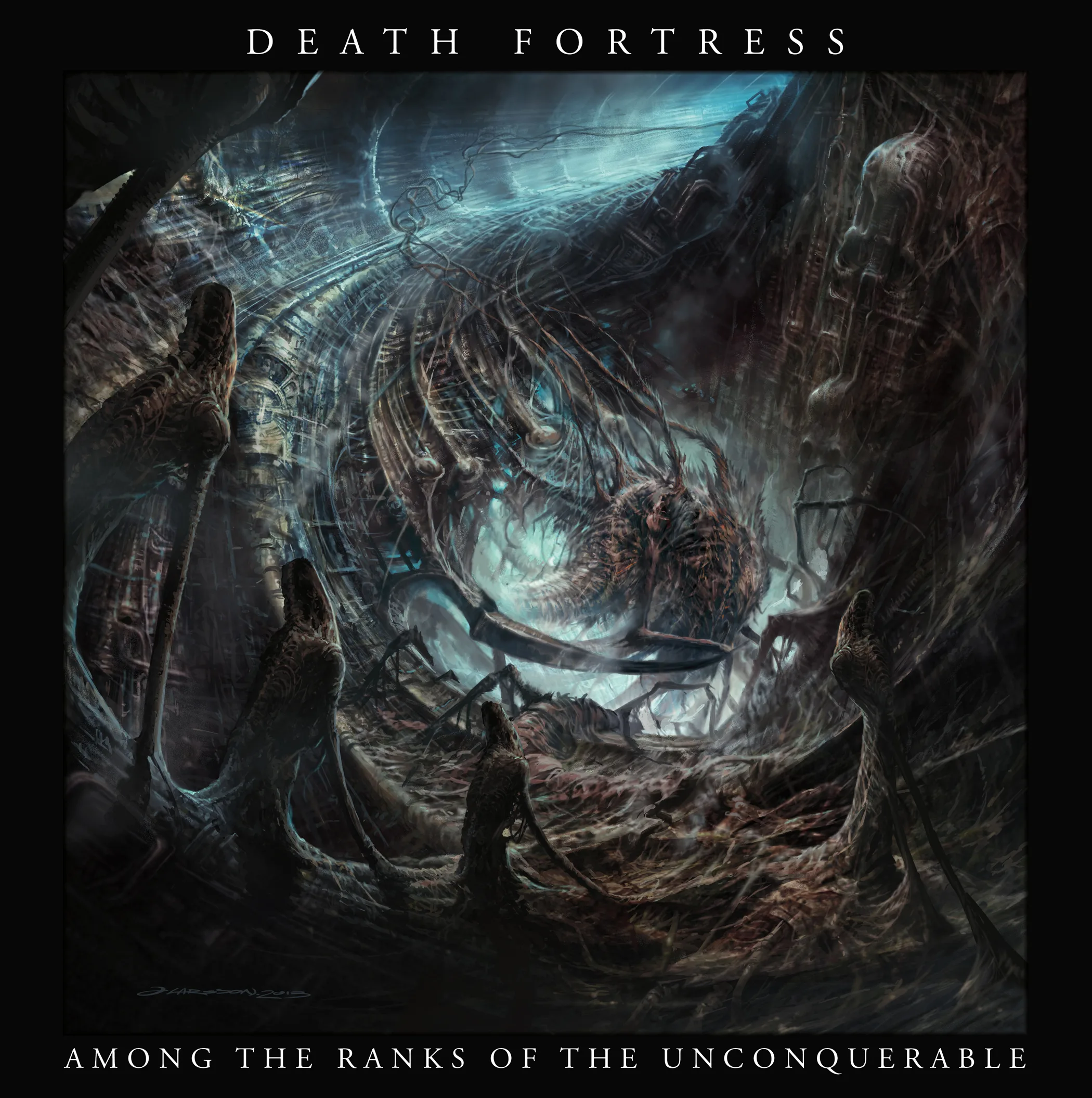Official album cover art for the release Among the Ranks of the Unconquerable by Death Fortress