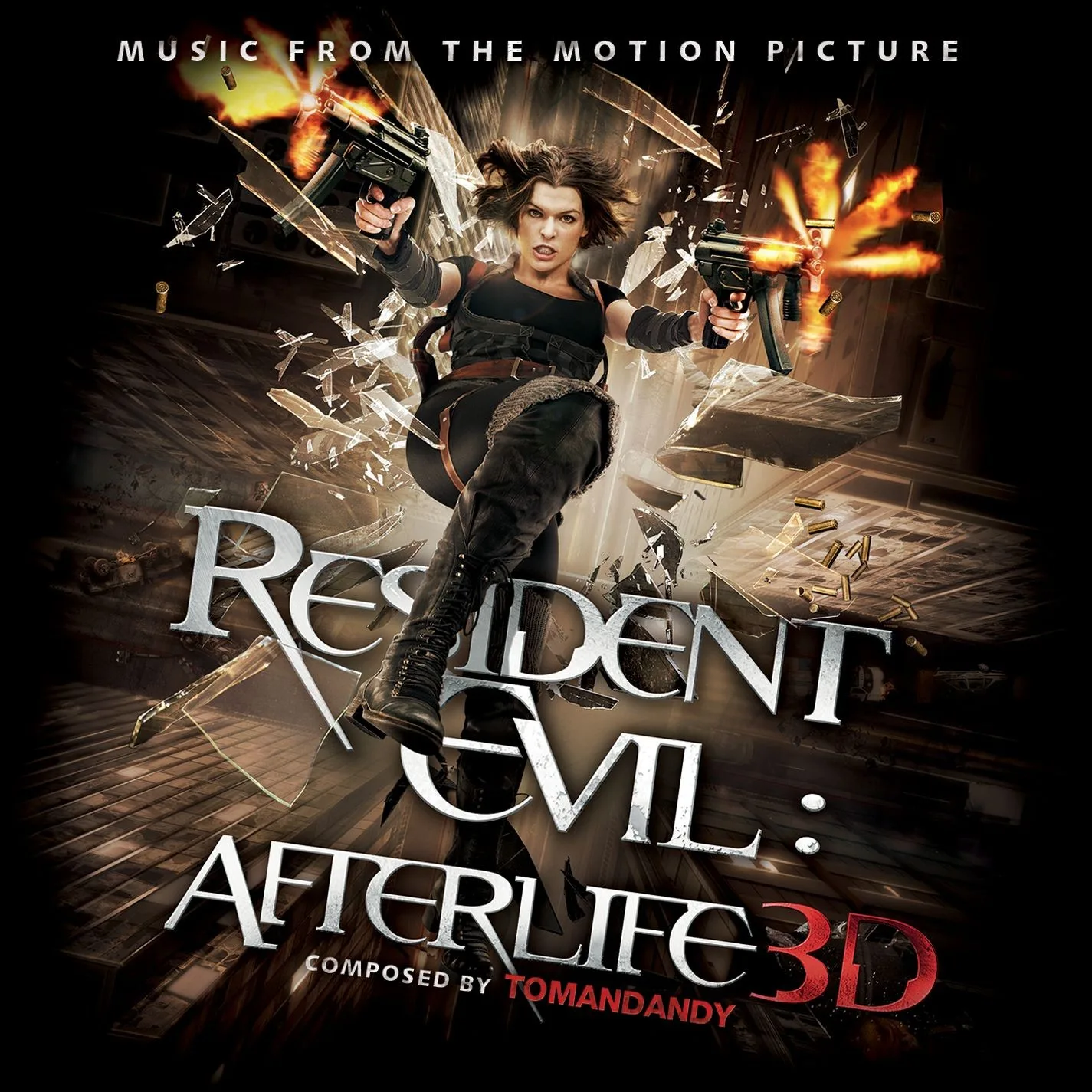 Official album cover art for the release Resident Evil: Afterlife: Music From the Motion Picture by tomandandy