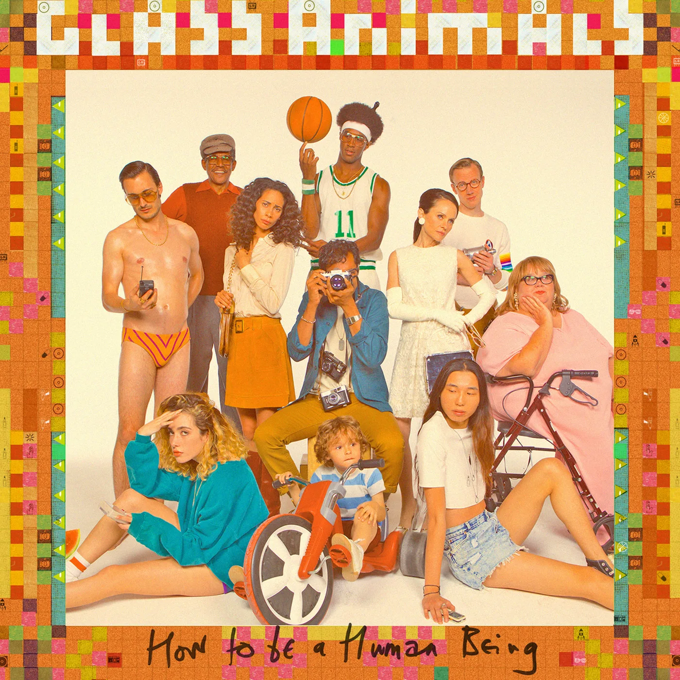 Official album cover artwork for How to Be a Human Being by Glass Animals