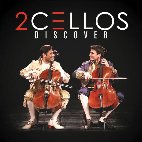 Official album cover art for the release Discover by 2CELLOS