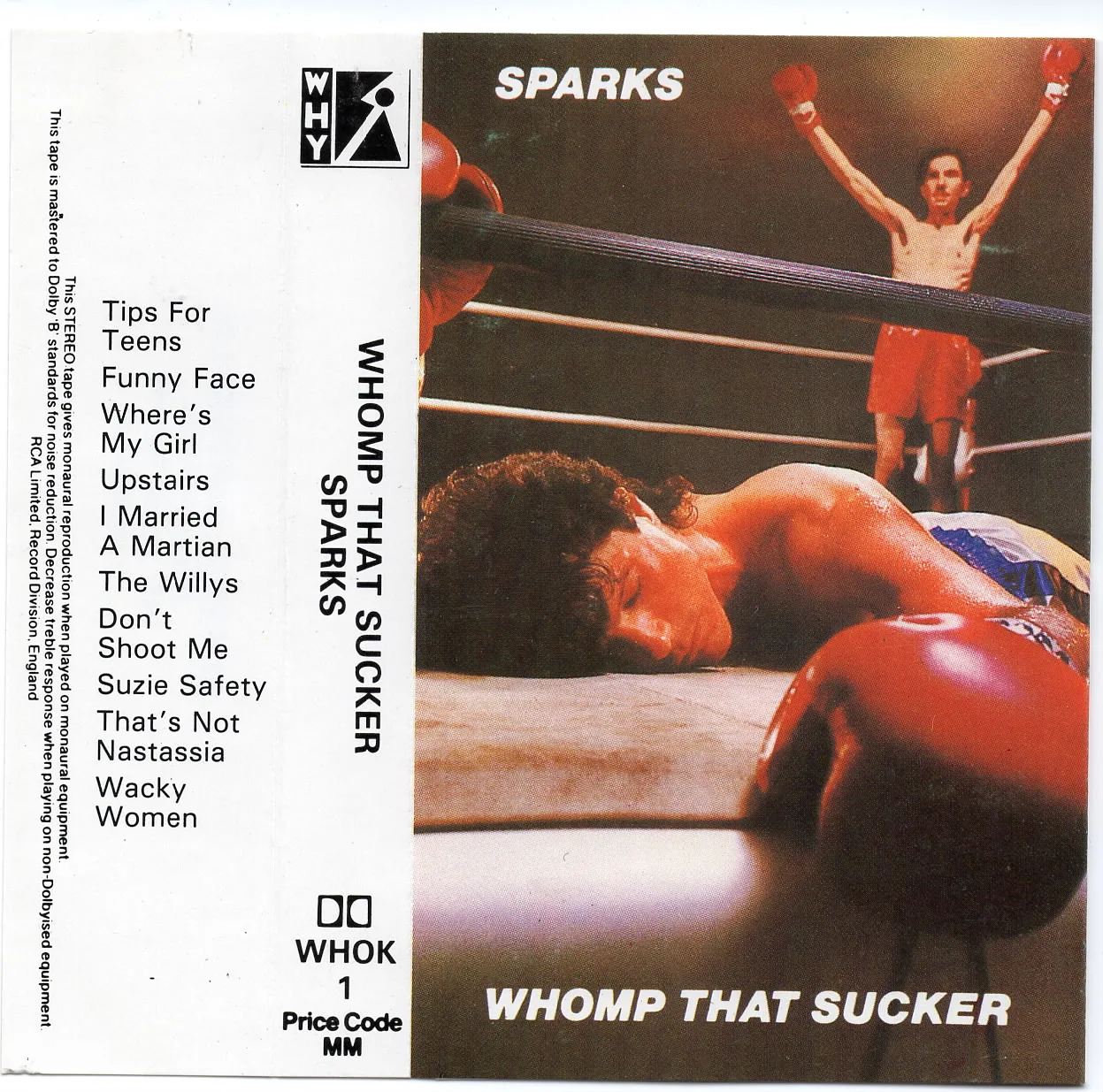 Official album cover art for the release Whomp That Sucker by Sparks