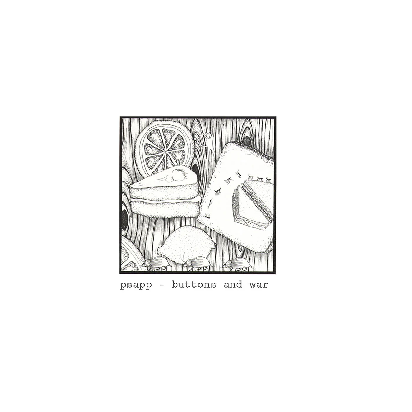 Official album cover art for the release Buttons & War by Psapp