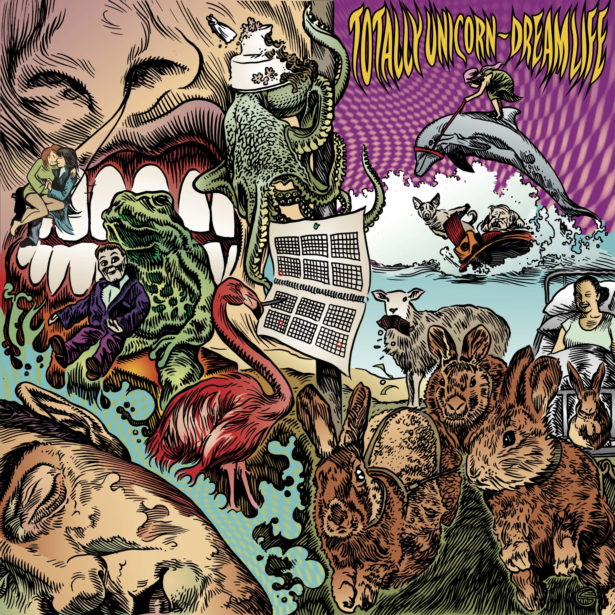 Official album cover artwork for Dream Life by Totally Unicorn