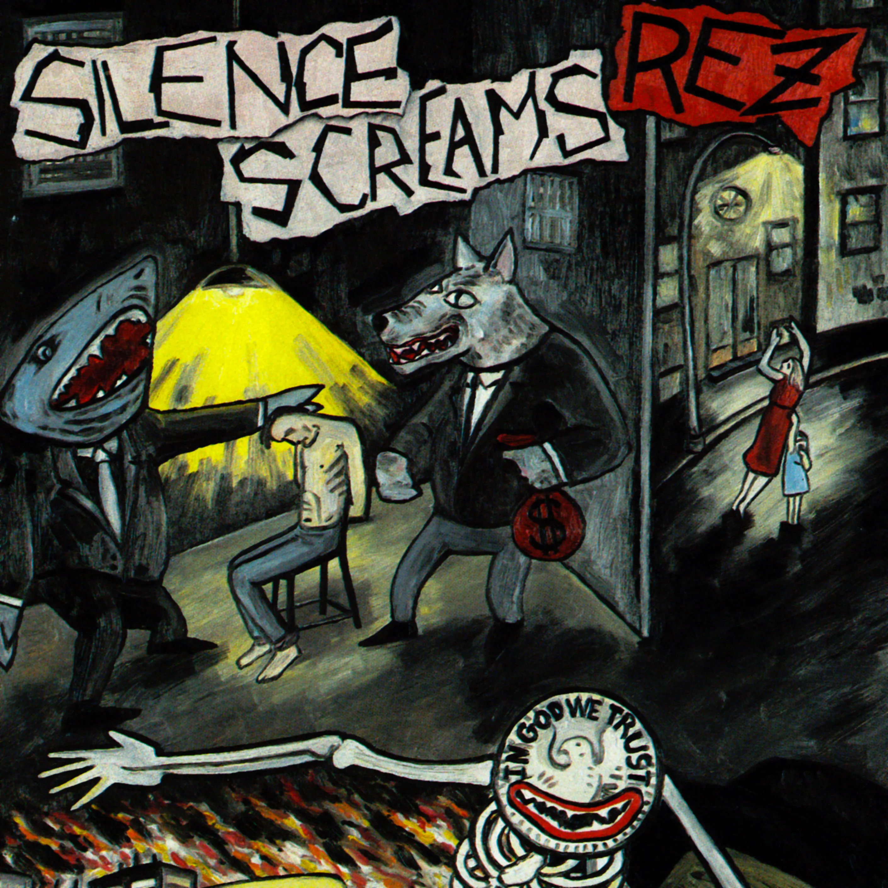 Official album cover art for the release Silence Screams by Resurrection Band