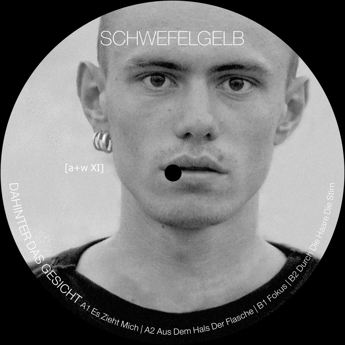 Official album cover artwork for Dahinter das Gesicht by Schwefelgelb