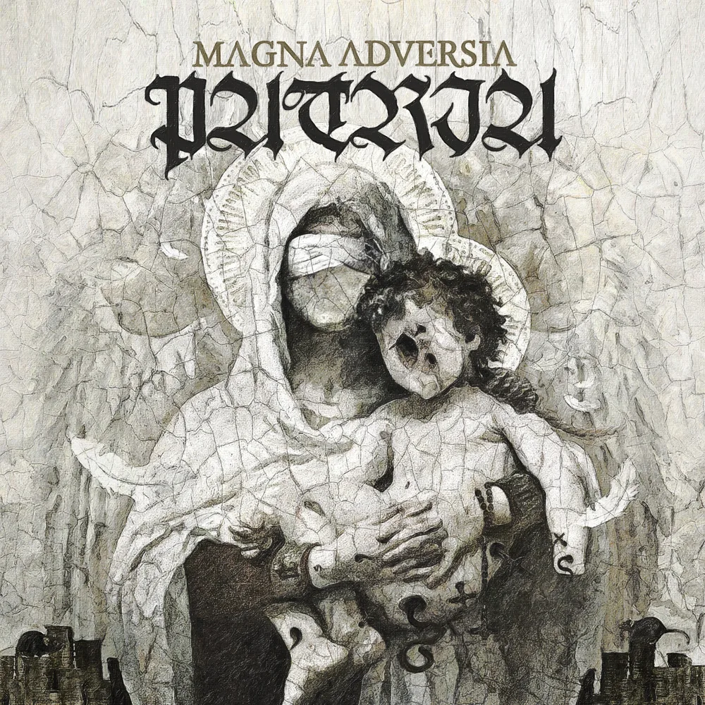 Official album cover art for the release Magna adversia by Patria