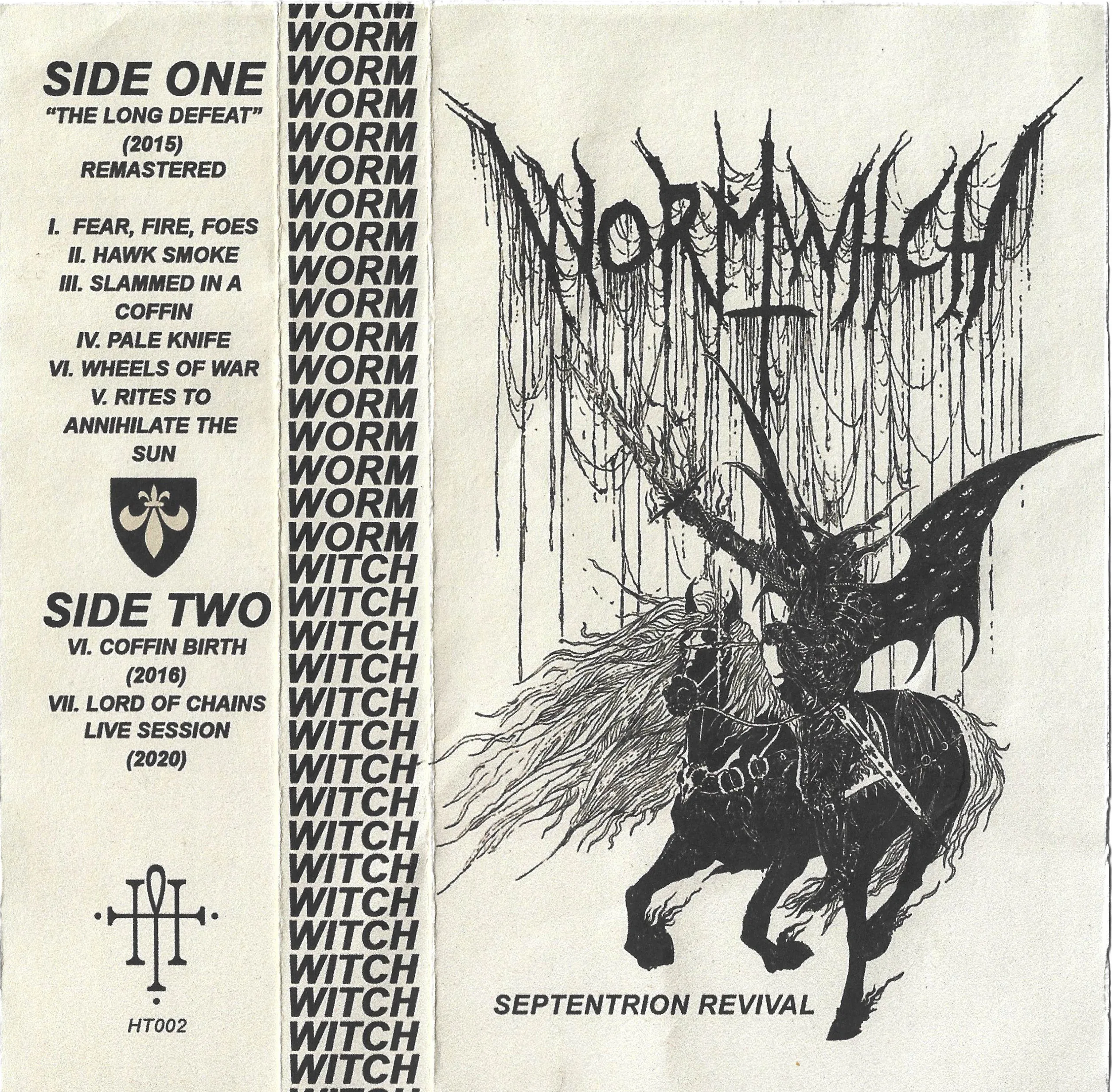 Official album cover art for the release Septentrion Revival by Wormwitch