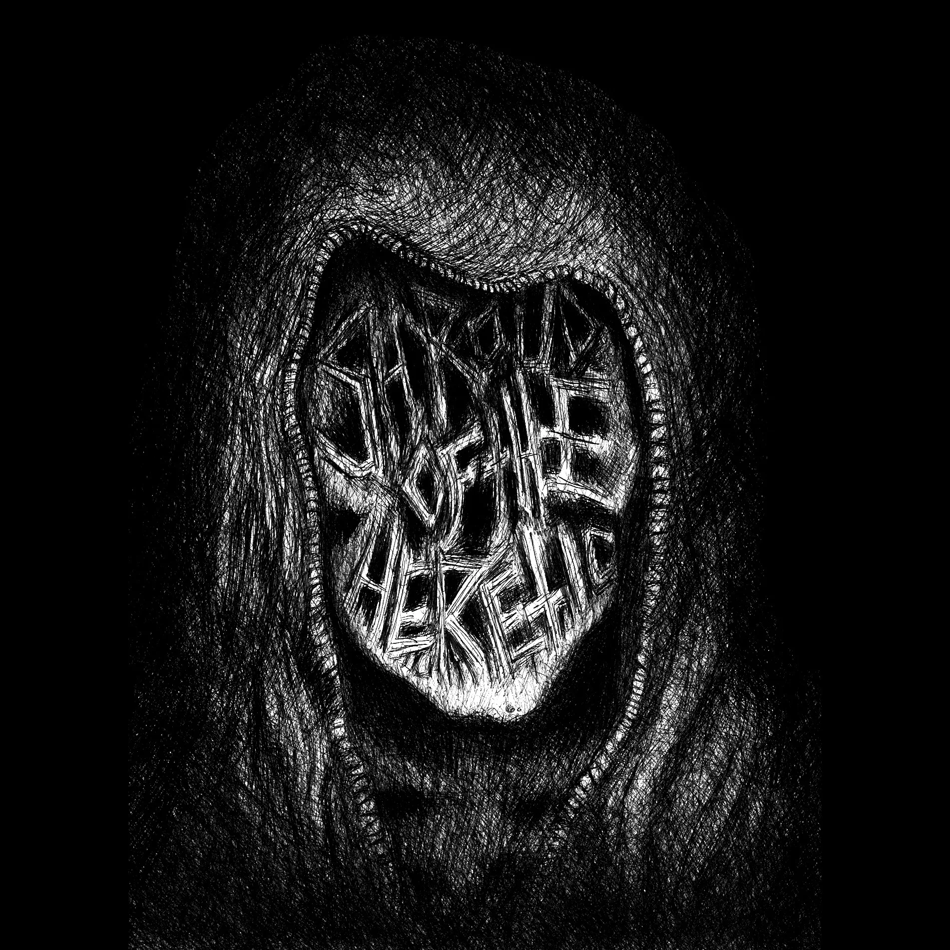 Official album cover art for the release Boiled to Death by Shroud of the Heretic
