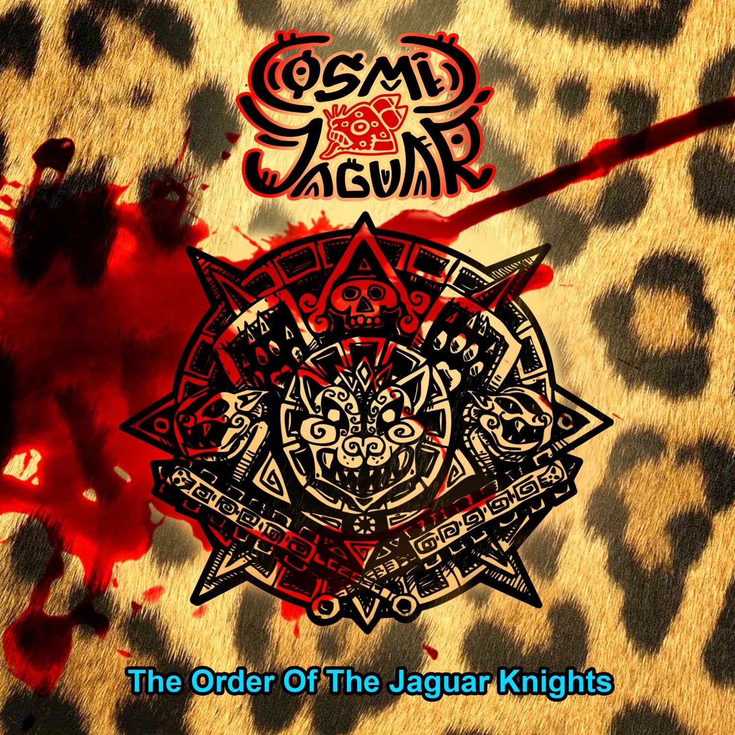 Official album cover art for the release The Order of the Jaguar Knights by Cosmic Jaguar