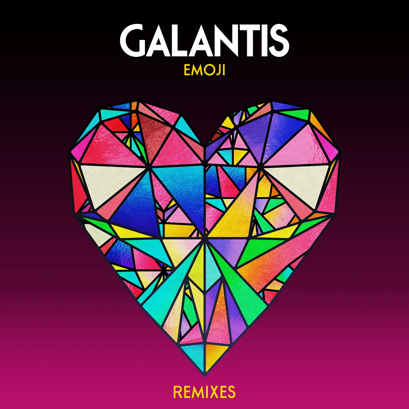 Official album cover art for the release Emoji (Remixes) by Galantis