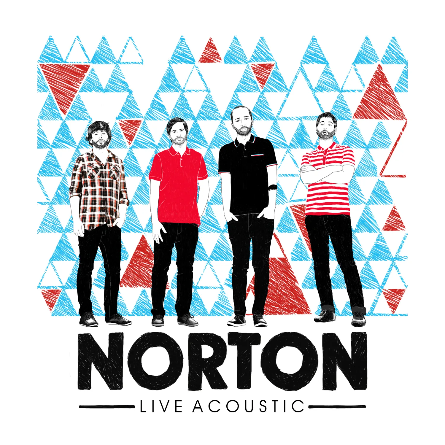 Official album cover art for the release Live Acoustic by Norton
