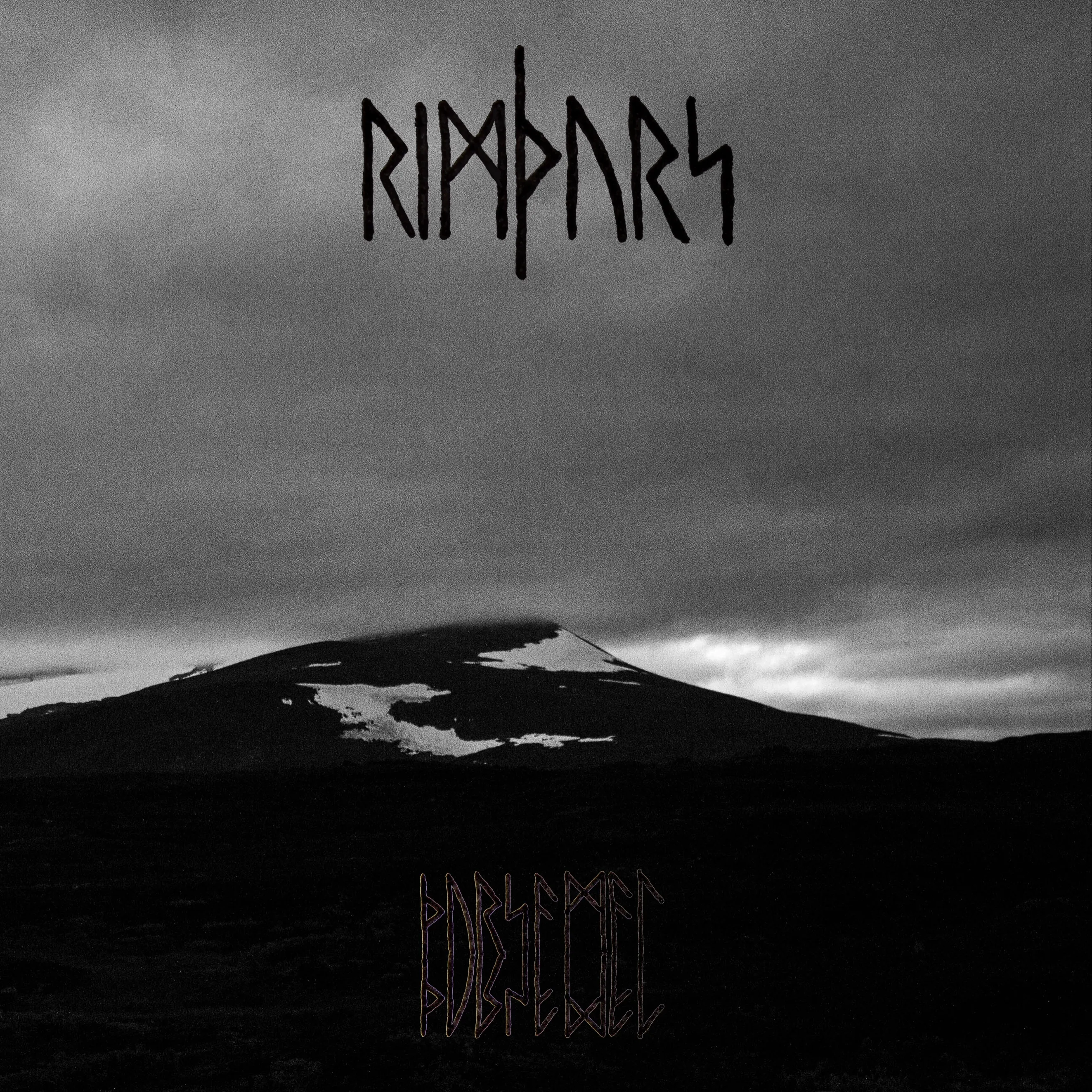 Official album cover art for the release Thursamál by Rimthurs