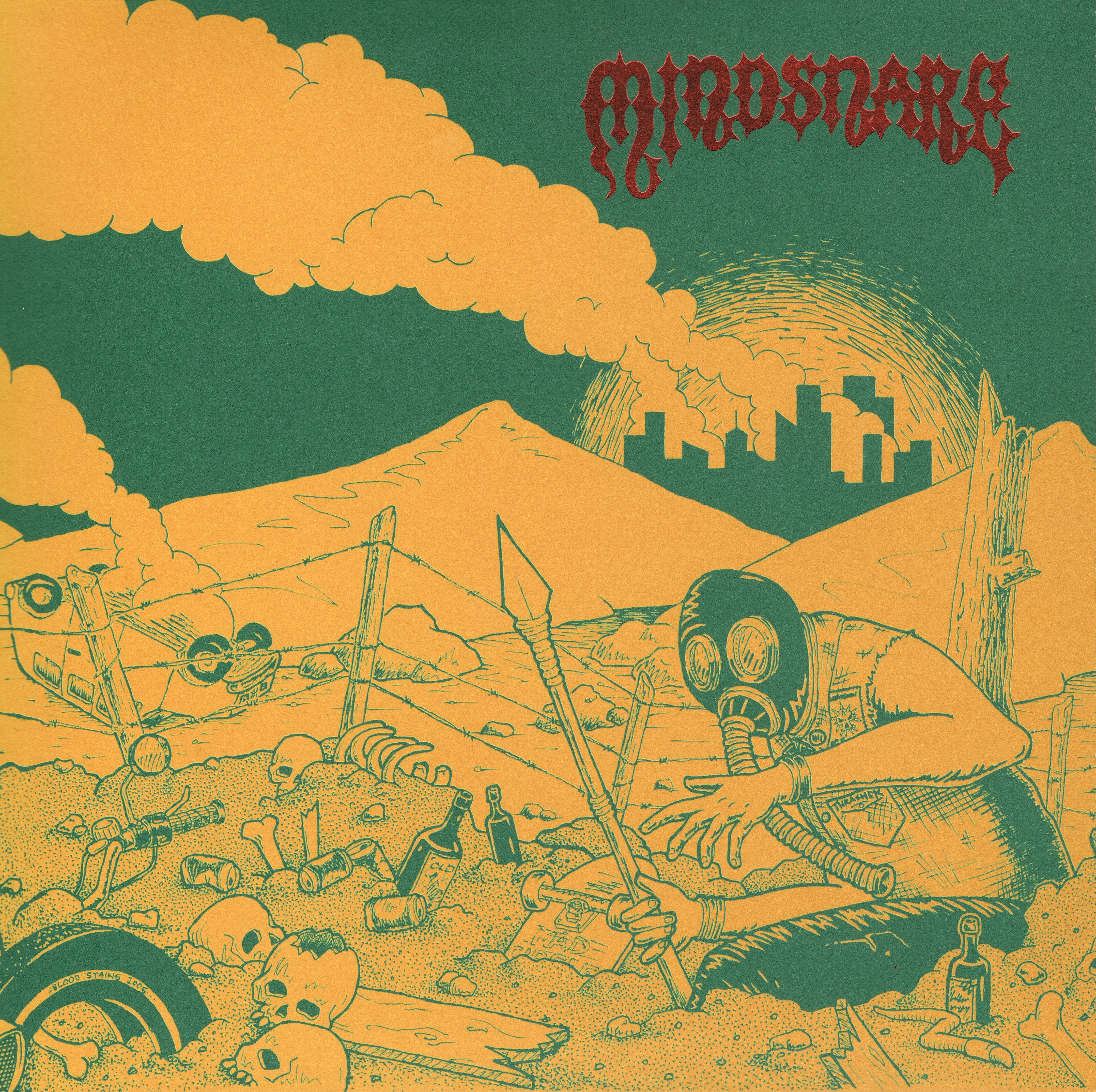 Official album cover art for the release Gasman by Mindsnare