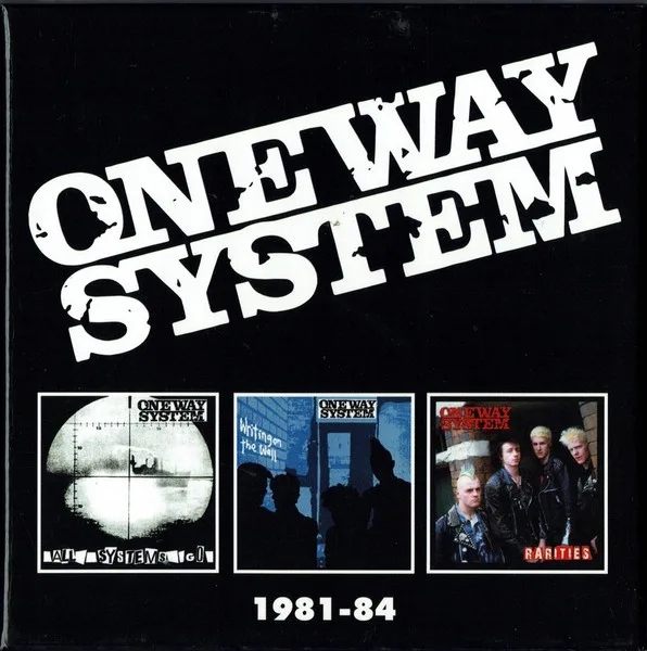 Official album cover art for the release 1981-1984 by One Way System