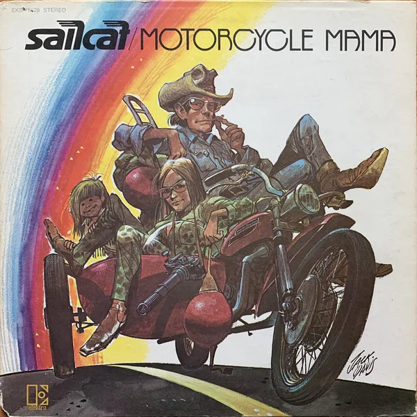 Official album cover art for the release Motorcycle Mama by Sailcat