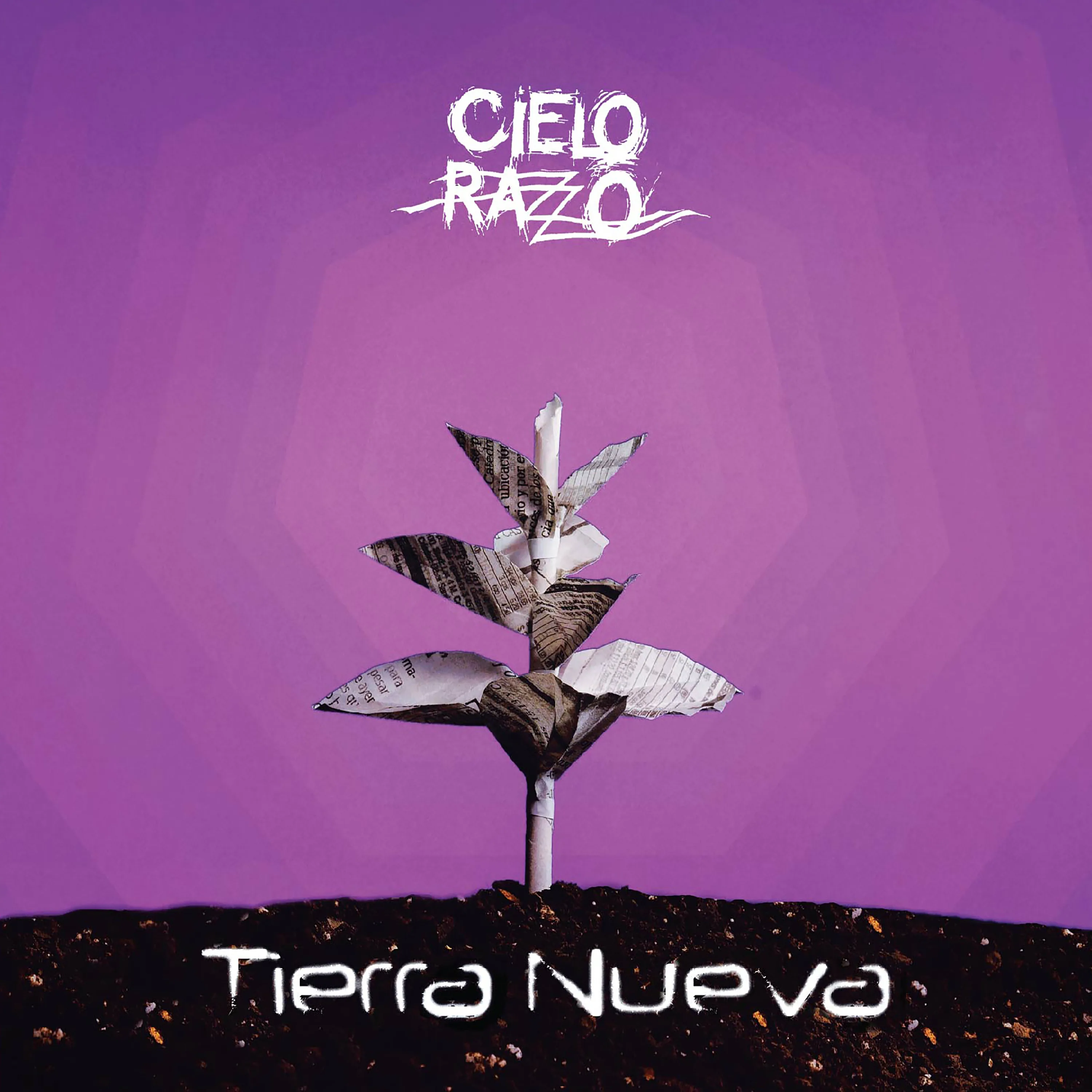 Official album cover art for the release Tierra nueva by Cielo Razzo