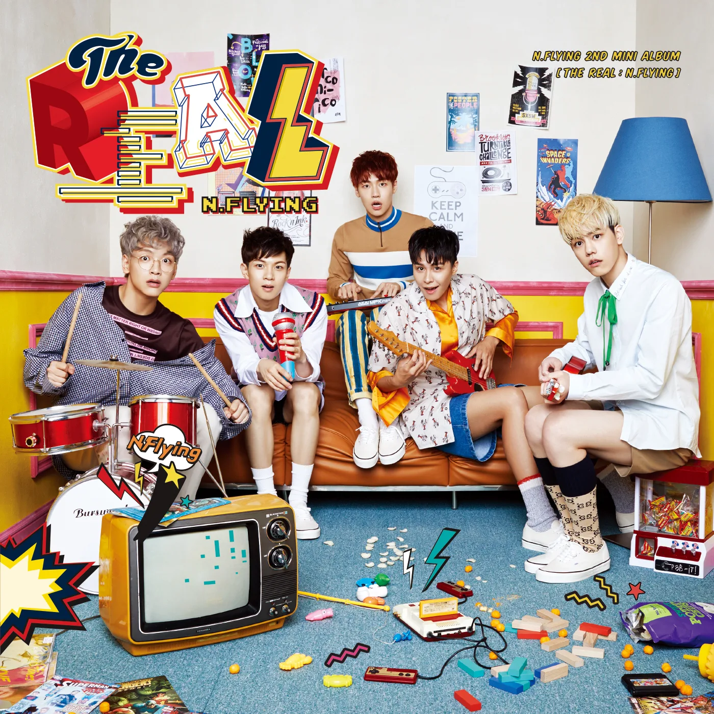 Official album cover artwork for THE REAL : N.Flying by N.Flying